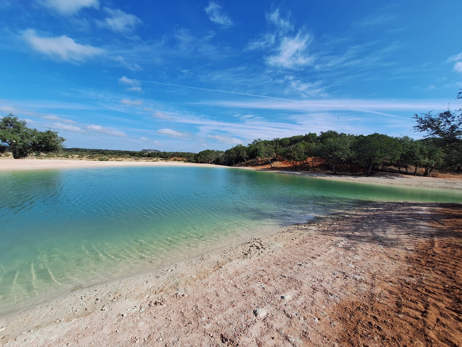 Pond at South Texas created by Let's Wet Texas Lake Construction